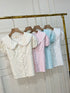 Cute Polka Dot Peter Pant Collar Tops